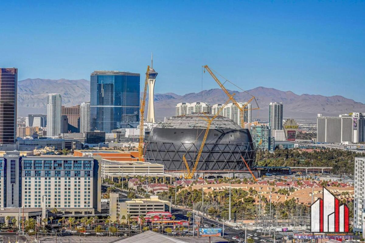 Mgm Signature-25-805 Balcony Strip Sphere F1 Views 拉斯维加斯 外观 照片