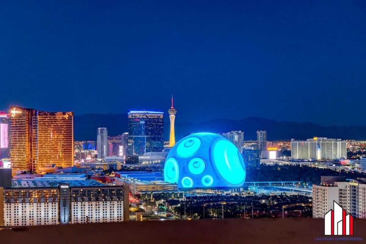 Mgm Signature-25-805 Balcony Strip Sphere F1 Views 拉斯维加斯 外观 照片